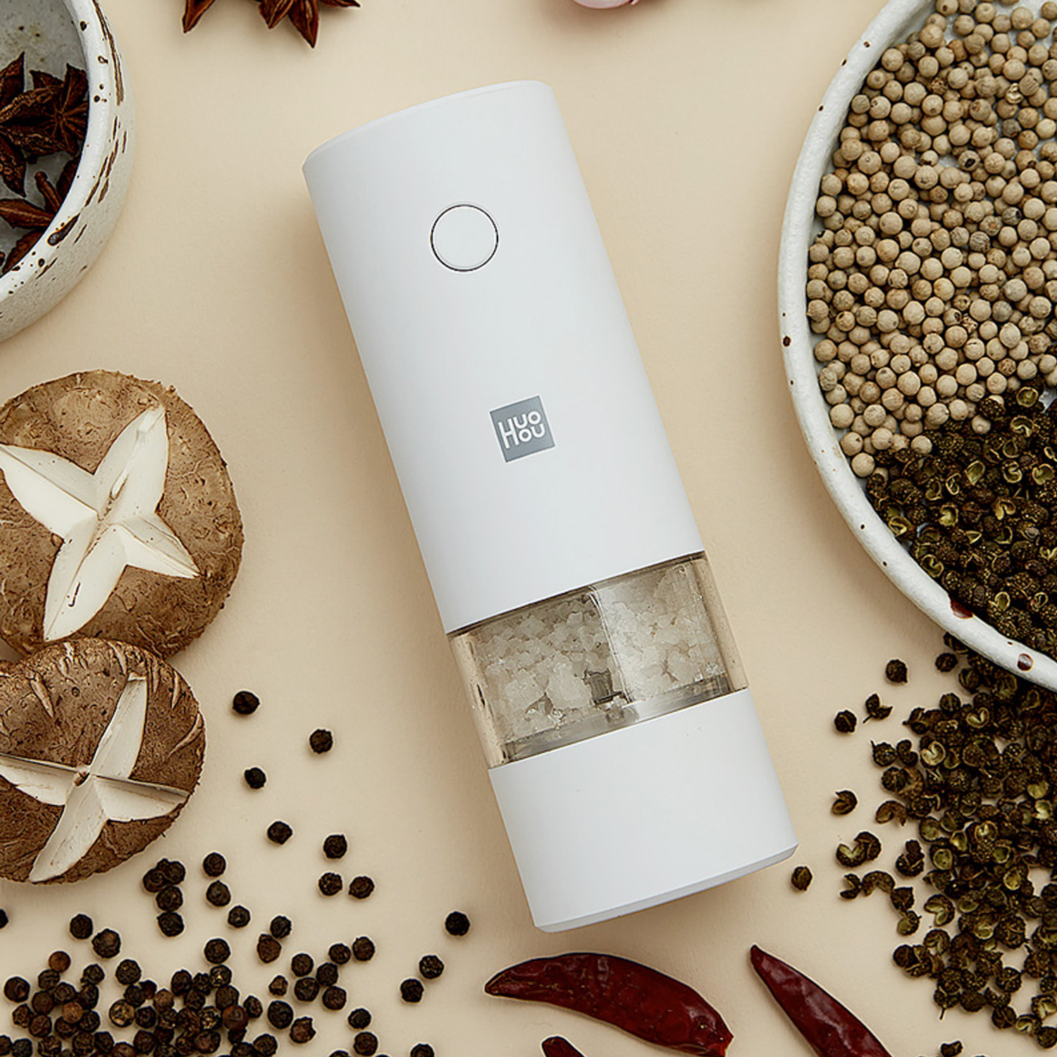 HuoHou Electric Pepper Salt Grinder